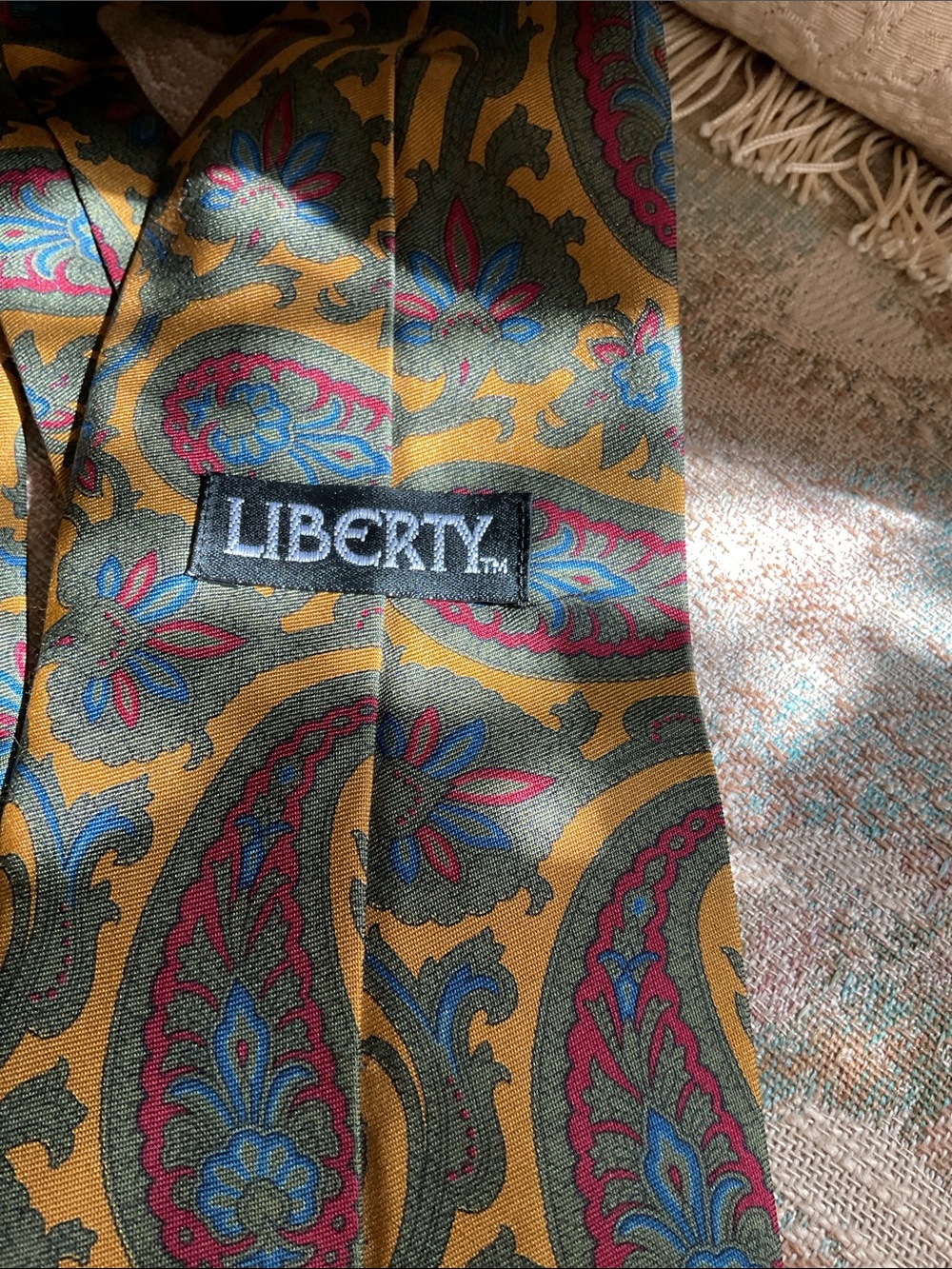 Liberty Silk Tie. Made in England.